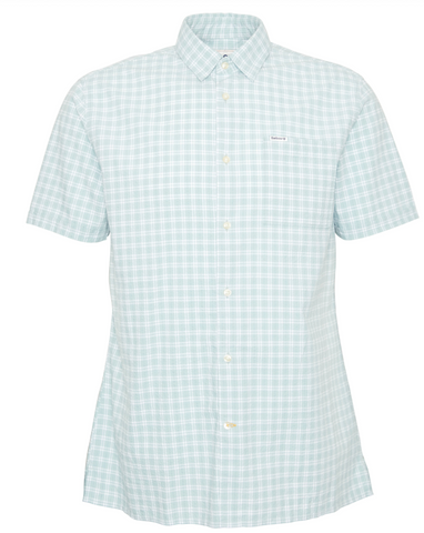 Barbour Somerby S/S Tailored Shirt - Sky