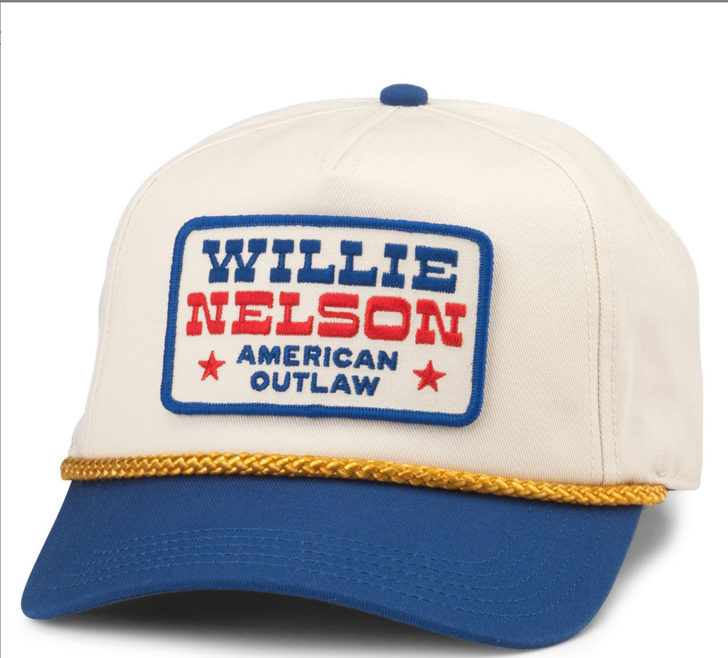 Willie Nelson Roscoe Hat - Ivory/Royal