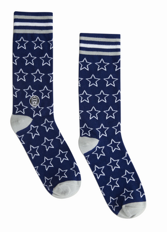 Stars Socks - Navy