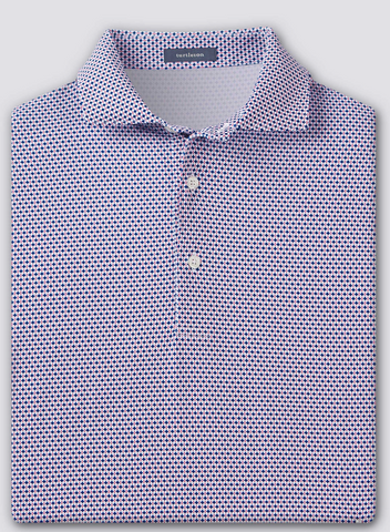 Rollins Performance Polo - Navy/Luxe Blue