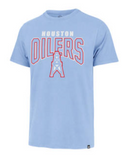 Oilers NFL Historic Gulf Blue Restart Franklin Tee