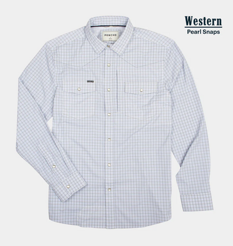 The Bighorn Western Long Sleeve - Gray Check