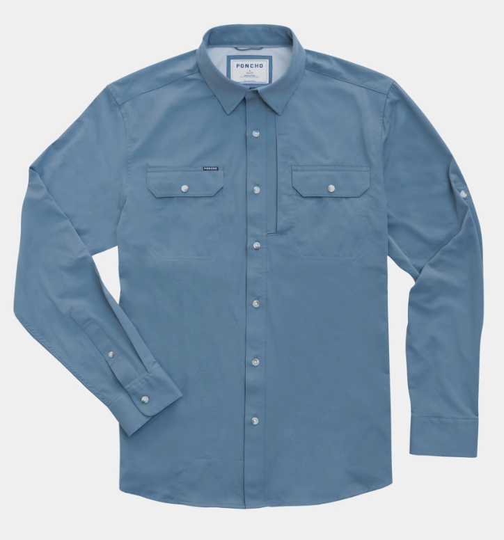 The Bigeye Original Long Sleeve - Steel Blue