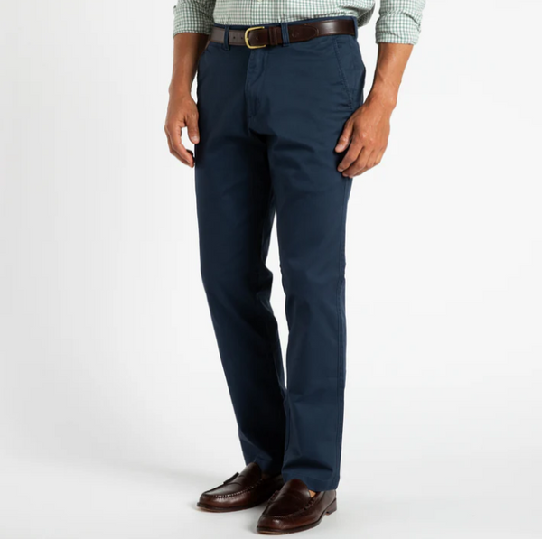 Classic Fit Gold School Chino - Navy