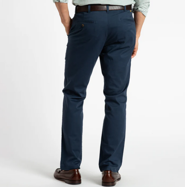 Classic Fit Gold School Chino - Navy