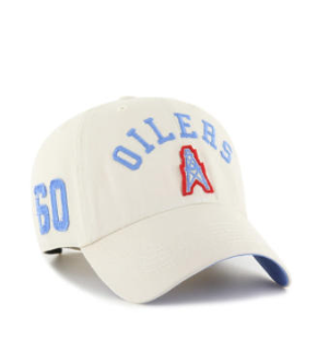 Houston Oilers 47 Clubhouse Clean Up Hat Sandstorm Paris Texas Apparel Co