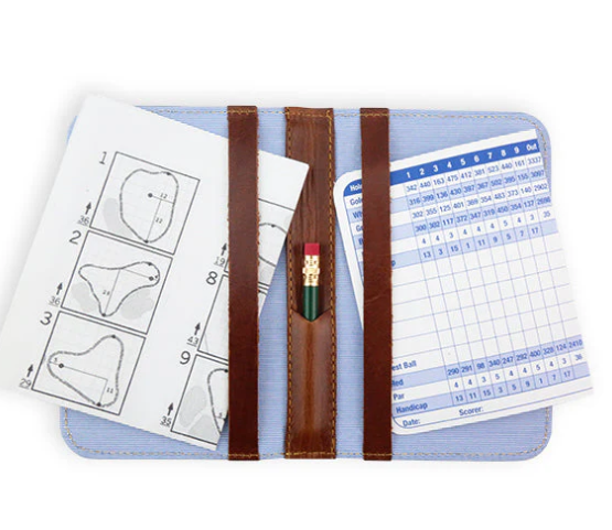 Gopher Golf Needlepoint Golf Scorecard Holder