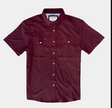 The Chicken Original Short Sleeve - Solid Maroon