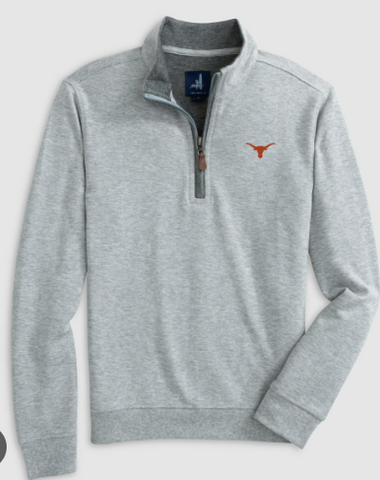 UT Sully 1/4 Zip Pullover - Light Gray