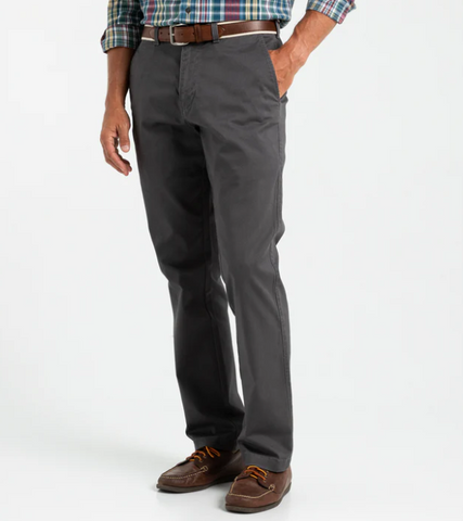 Classic Fit Gold School Chino - Magnet Grey