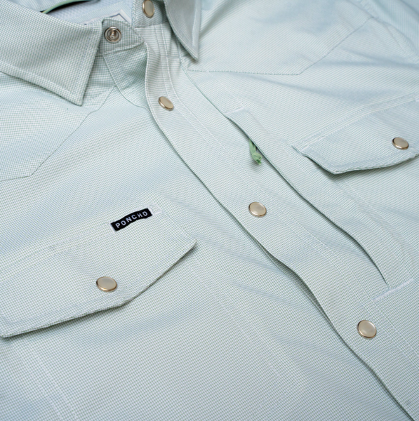 The Evergreen Western Short Sleeve - Turf Green Microcheck