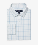 Leeward Button Down Shirt - White Modern Tattersall