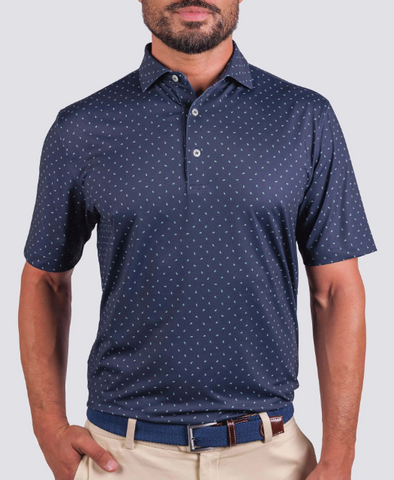 Egan Performance Polo - Admiral/Fir