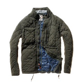 Quilted Tanker - Dark Loden