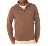 Quilted Pullover - Carafe/Heather Coffee