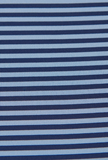 Edward Stripe Performance Polo - Admiral/Luxe Blue