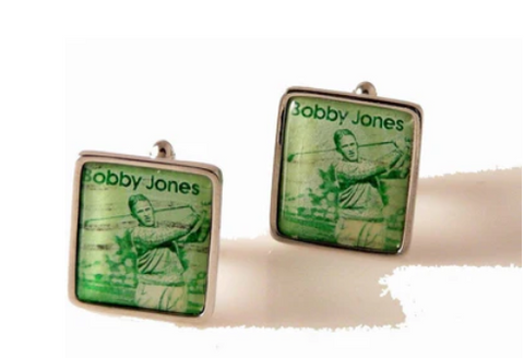 1981 Bobby Jones Postage Stamp Cufflinks