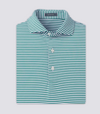 Cooper Stripe Performance Polo - Fir