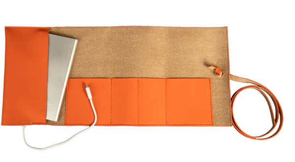 Travel Power Bank Holder - Orange