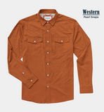 The 2005 Western Long Sleeve - Burnt Orange