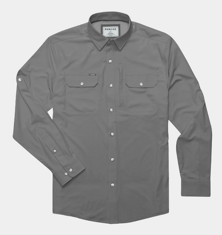 Rigsby Plaid Performance Flannel Shirt - Navy