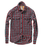 Mountain Flannel - Red/Navy/Lt Blue