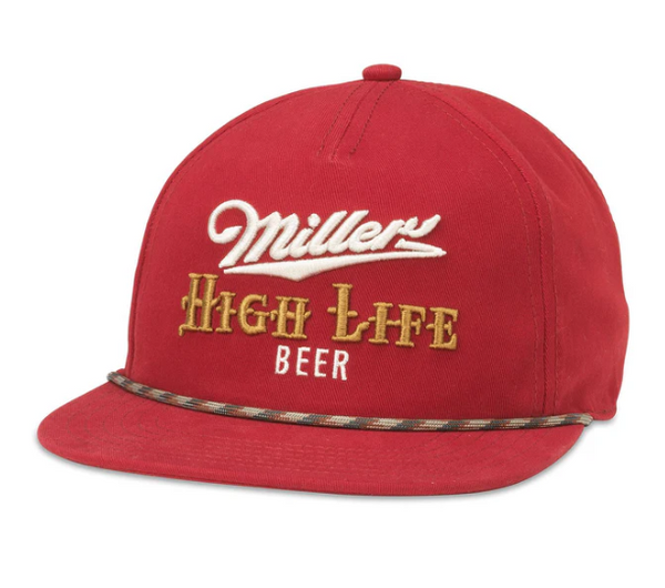 Coachella Miller High Life Hat - Wine