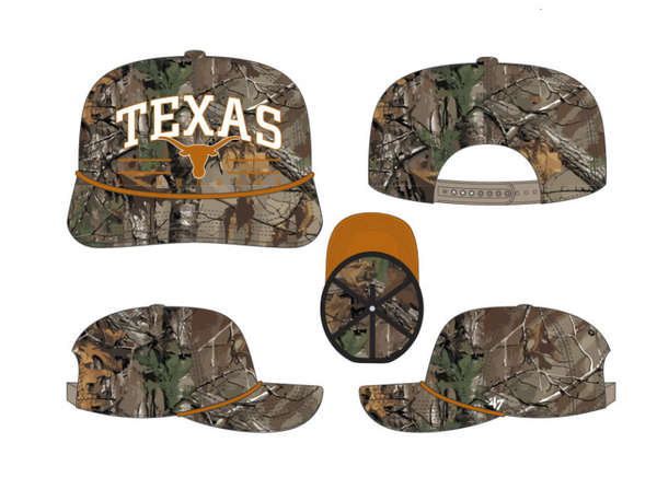 Texas Longhorns Realtree Roscoe Rope 47 Hitch Hat