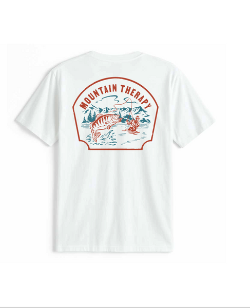 Mountain Therapy Pocket T-Shirt - White