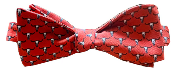 Grab 'Em By The Horns Bow Tie - Orange