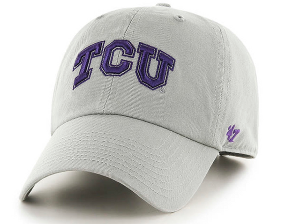 TCU Horned Frogs 47 Gray Clean Up Hat