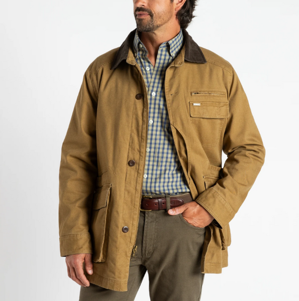 Duck Head Field Canvas Barn Coat Dull Gold L