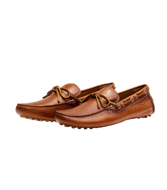 Leather Getaway Driver - Cognac