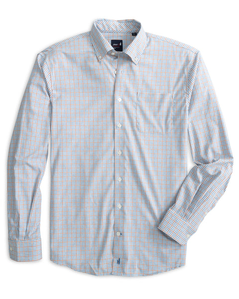 Shay Performance Button Up Shirt - Bombay