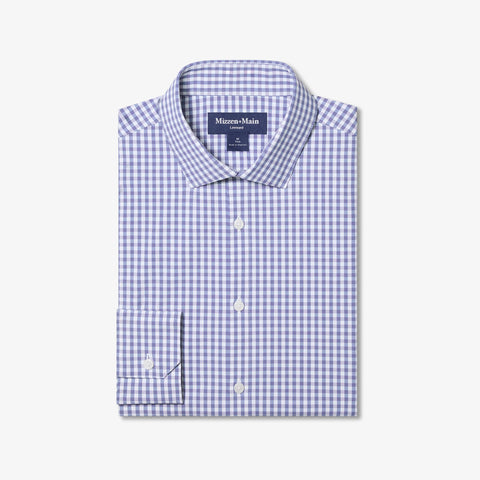 Leeward Button Down Shirt - Purple Dusk Alex Plaid