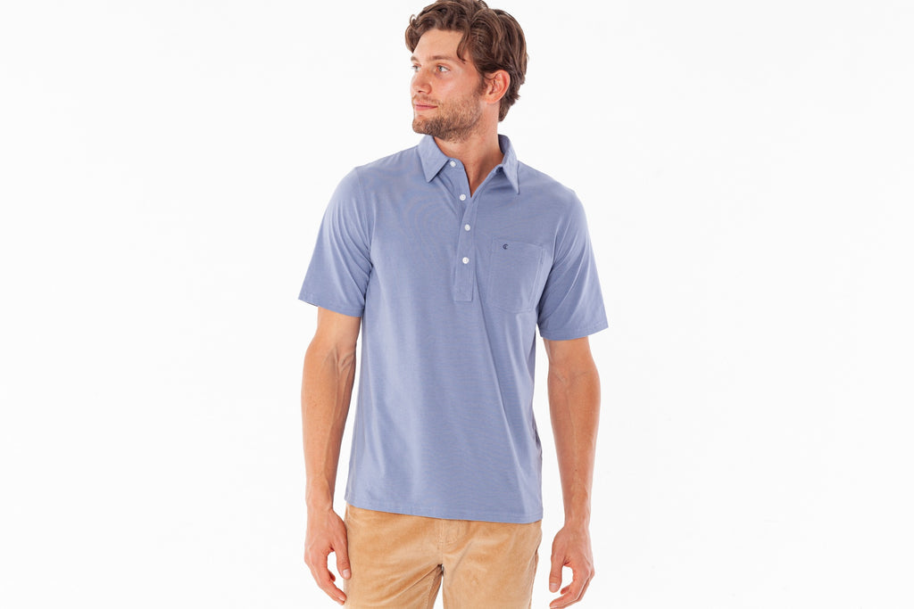 Stretch Players Shirt - Sunwashed Blue