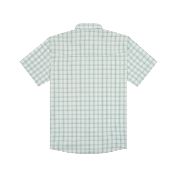 The 10 Weight Original Short Sleeve - Grey & Dusty Green Plaid