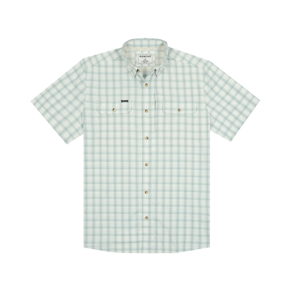 The 10 Weight Original Short Sleeve - Grey & Dusty Green Plaid