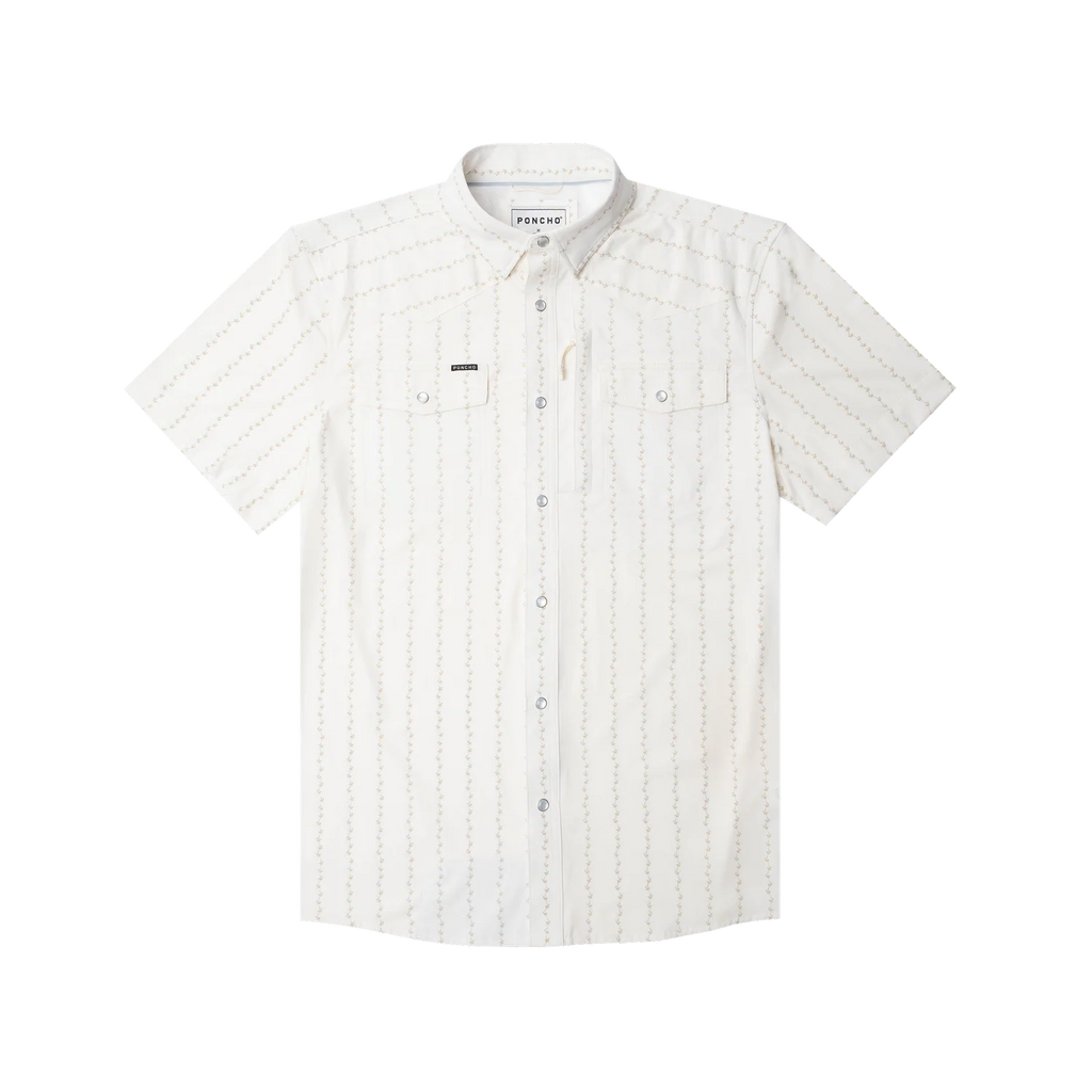 The 1836 Western Short Sleeve - Blue Bonnet Stripe