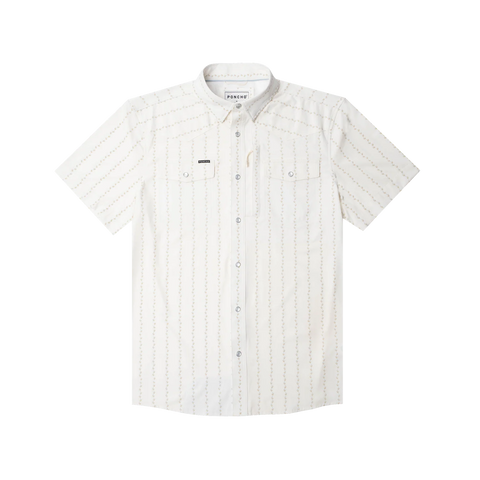 The 1836 Western Short Sleeve - Blue Bonnet Stripe