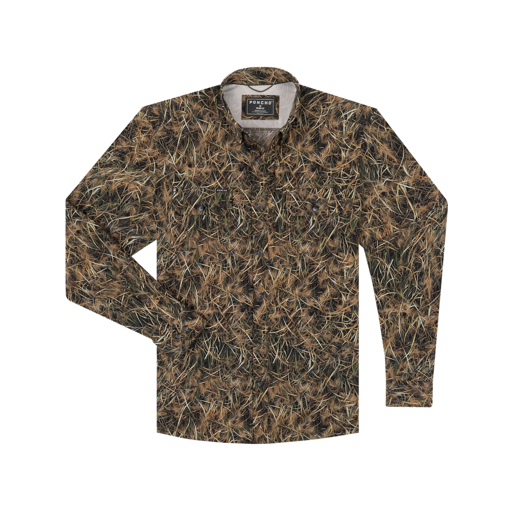 The Banded Duck Original Tuff-Thread Long Sleeve - Brush Camo Print