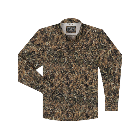 The Banded Duck Original Tuff-Thread Long Sleeve - Brush Camo Print