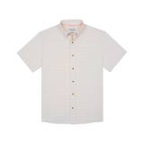 The Chattahoochee Ultra-Lite Short Sleeve - Cream Red and Blue Plaid