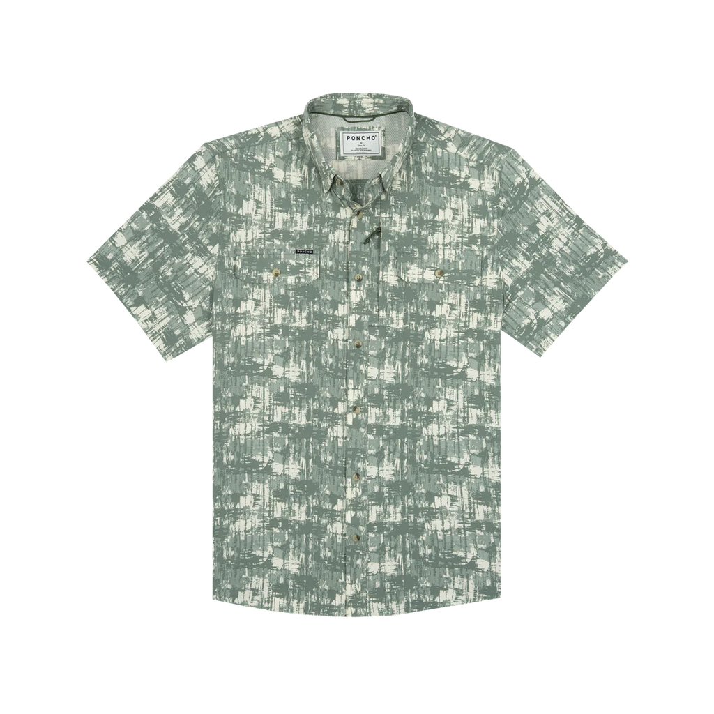 The Chicken on a Hook Original Short Sleeve - Green Swamp Camo