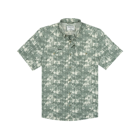 The Chicken on a Hook Original Short Sleeve - Green Swamp Camo