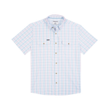 The Clinch Knot Original Short Sleeve - Red/Grey/Blue Plaid