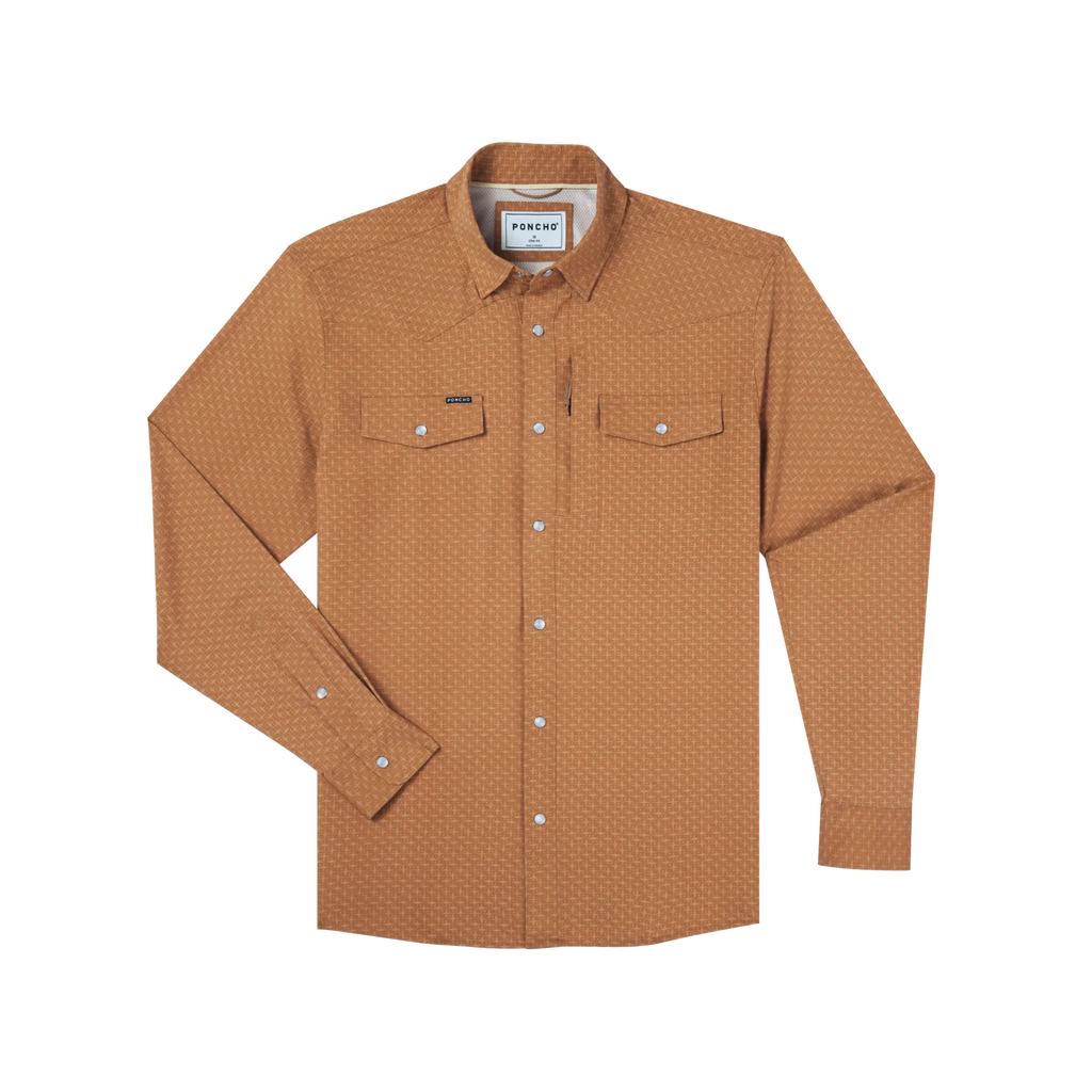 The Clyde Western Long Sleeve - Southwest Cross Print