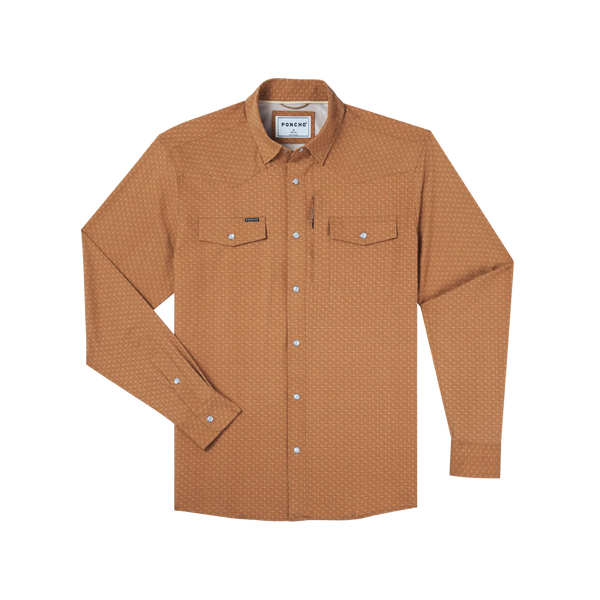 The Clyde Western Long Sleeve - Southwest Cross Print