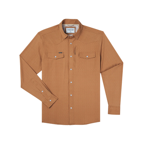 The Clyde Western Long Sleeve - Southwest Cross Print