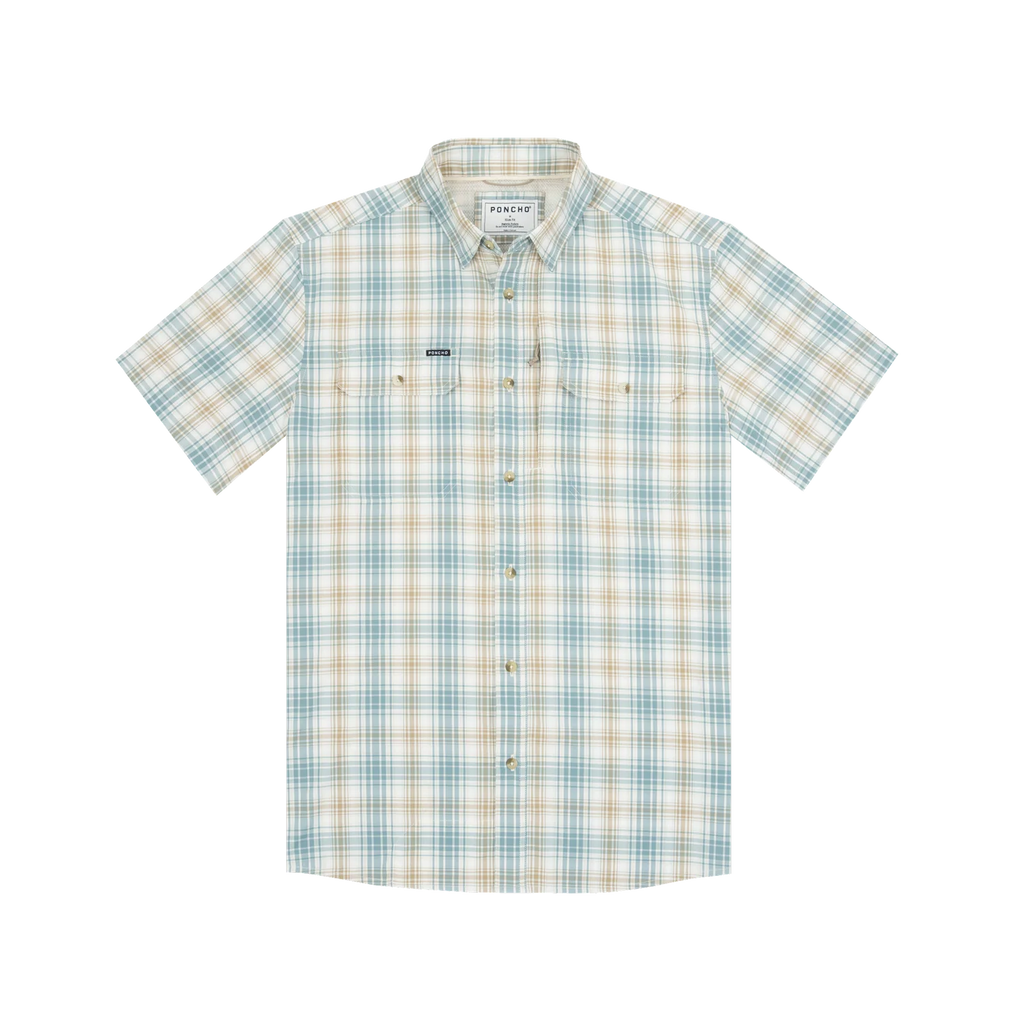 The Double Haul Original Short Sleeve - Brown & Green Plaid